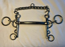 5.25” - 5.5” Stainless Steel Rugby Pelham Mullen Mouth Curved