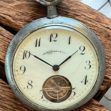 Antique Pocket Watch BONHEUR