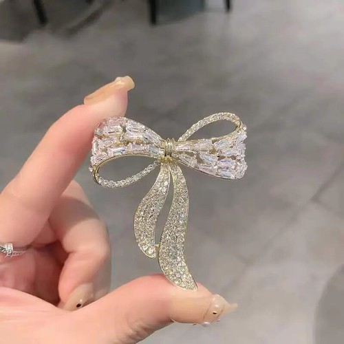 Women bow tie zircon - bow,