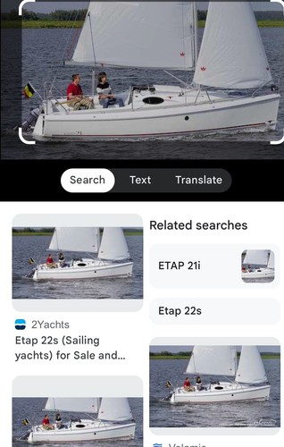 Etap 21i yacht sail wax - etap, sail.