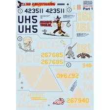 Decal airplane 1:32 P38