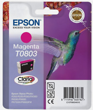 Original Epson T0803 Magenta Ink Cartridge Stylus PX710W P50 PX650 PX660, PX700W