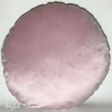 Handmade Soft Round Plush Velvet Cushion Cover Circle Bed Sofa Pillowcase Decor