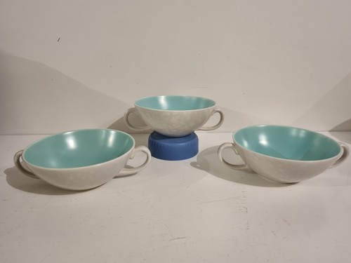 Poole pottery celadon - x3, green