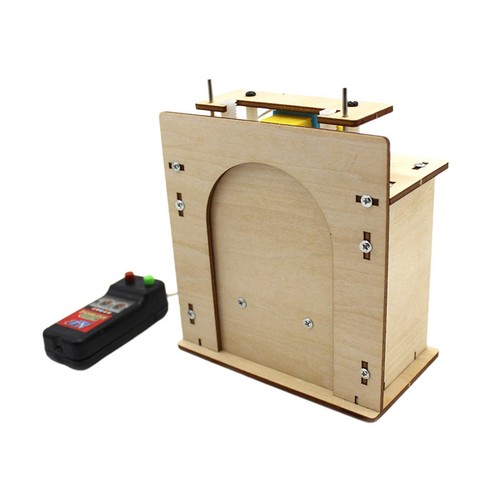 Diy house garage door model - house,