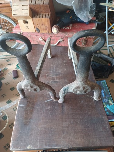 Fireplace andirons fire - andirons, dogs