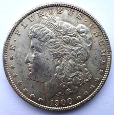 USA 1900 Silver Morgan Dollar