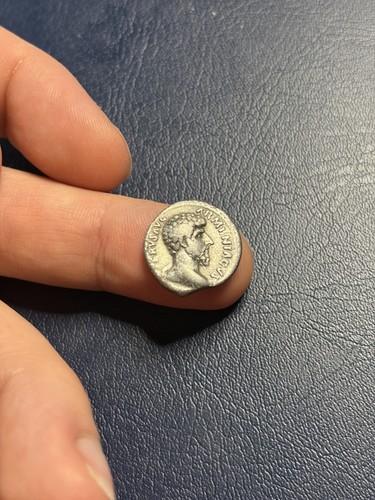 Lucius verus denarius rome - ar,