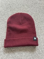 unisex  burgundy beanie from