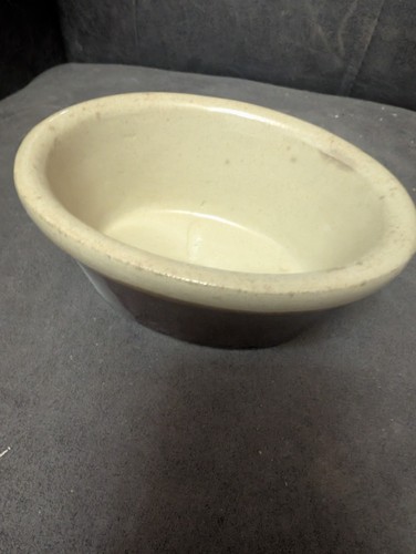 Small vintage oval - oval, stoneware