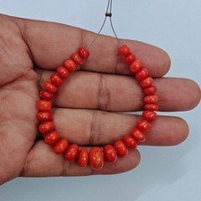 Red Coral Loose Beads Natural