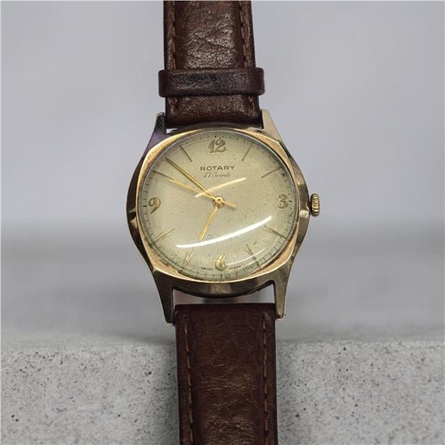9ct yellow gold rotary watch