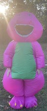 Barney costume inflatable dinosaur kids birthday party  Spirit Works Great