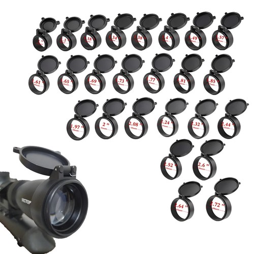 Rifle scope quick - flip, spring