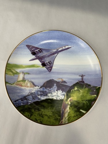 Concorde commemorative plate - concorde,