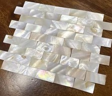 Mother of Pearl Mosaic Tiles Natural Shell Mosaic. luthier guitar inlays 🇬🇧