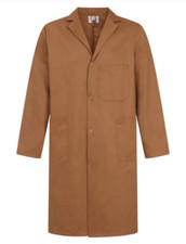 Mens Yarmo Khaki Warehouse Coat - Storemans Shopkeepers Jacket, Made In UK CT011