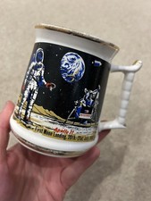 Prince William Apollo 11 First Moon Landing 22 Carat Gold Mug 1969