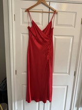 Zara Red cami Strappy Satin