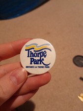 Vintage Thorpe Park Pin Badge Logo