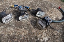 AUXILLARY LIGHTS MOTORCYCLE CAME FROM MY BMW R1100GS SET 4 BUT ONLY 2 BRACKETS