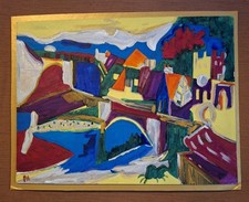 Aylesford village on the river