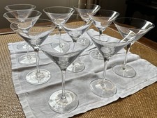 Set of 10 Eisch Martini/Cocktail Glasses 17.2cm Tall / 11.7cm Diameter / 240ml