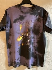 Purple Rain T-Shirt L Men's The Prince Estate Official & Approved Short Sleeve