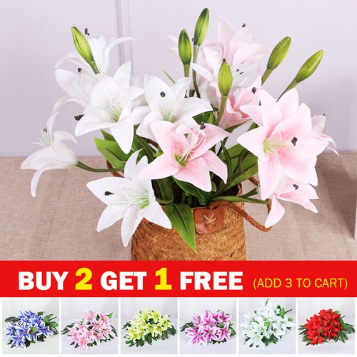 Heads artificial fake lily - 10,