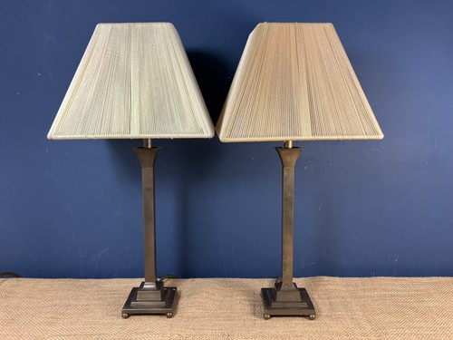 Pair vintage antique brass - vintage,