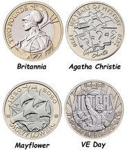 2020 £2 coin Two pound coins
