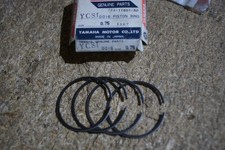 GENUINE YAMAHA YCS-1 YCS1 PAIR OF PISTON RINGS 0.75 O/S   164-11601-30   nos