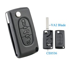 Flip Key Case with Uncut Blade