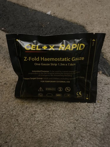 Celox rapid fold - rapid, haemostatic