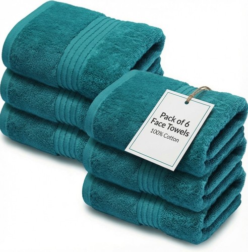 Face cloths 100 egyptian - 6x,