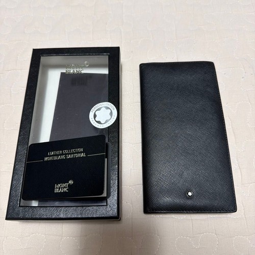 Montblanc long wallet leather - long,