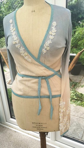 Halo vintage blue cream ombre - halo,