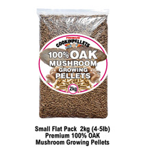 Premium 100% Oak -OR- 100% Beech Hardwood Pellets - Best Mushroom Growing Medium