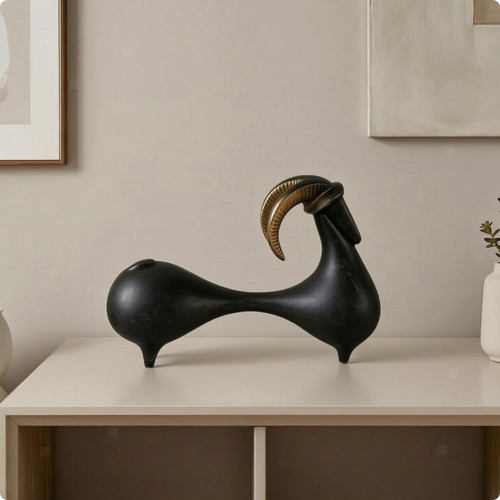 Goat figurine abstract - figurine,