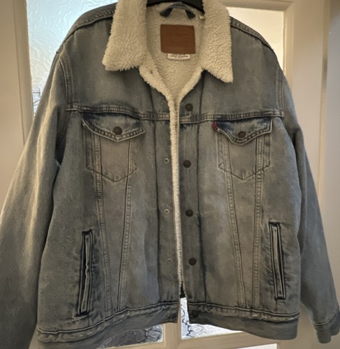 Levi sherpa denim trucker - sherpa,