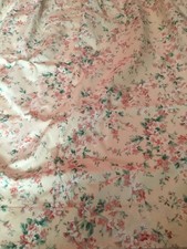 Sanderson 1989, D 48” W 90” weighted cottage curtains, ‘Blossom in May’ vintage 