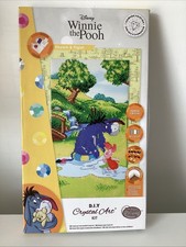 Crystal Art Kit Winnie The Pooh - Eeyore and Piglet on Canvas BNIB 40 x 22cm