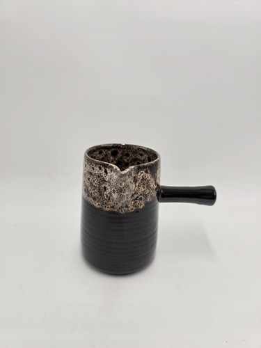 Studio pottery jug mottled - studio,