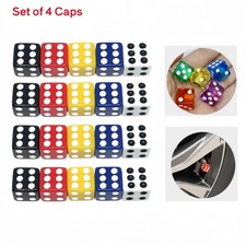 Dice Valve Tyre Dust Caps Bike