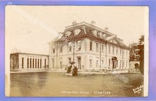 UFFINGTON HOUSE DESTROYED BY FIRE 1904 STAMFORD LINCOLNSHIRE RP PHOTO POSTCARD