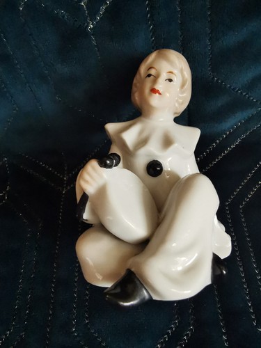 Vintage porcelain pierrot - vintage,