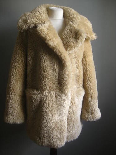 Next faux fur coat small - next,