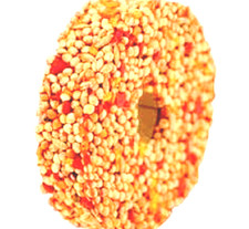 BUDGIES HONEY RINGS 25G johnsons caged bird treats seeds feed bp aviary pet food