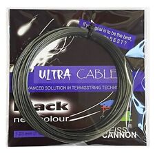Weiss Cannon Ultra Cable Tennis String - 1.23mm / 17 - Black - 12m Set