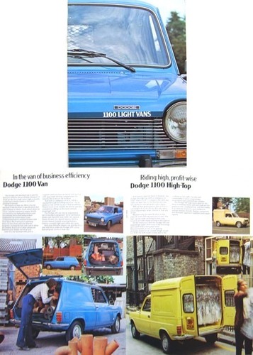 Dodge 1100 van high top - high,